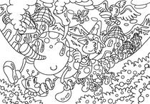 Coloring paper - 「Fairy's country」