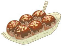 Illustration of food - 「Japanese food ・ Octopus ball」