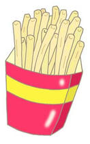Illustration of food - 「French fries ・ Potato snack」