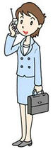 Business illustration - 「Career woman ・ Feminine staff ・ Business woman」