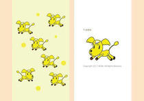 Dog picture ・ Interesting dog ・ Cheerful dog ・ Cute dog ・ Dog illustration