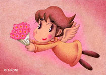 Bouquet ・ Present ・ Angel ・ Love ・ Pink