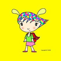cartoon character 「Funky girl - Big ear」